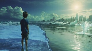 全球变暖海报素材