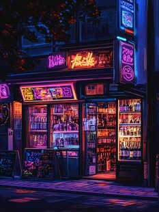 夜晚便利店