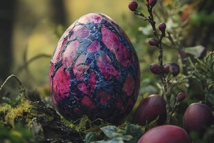 色彩艳丽的彩蛋