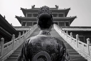 古人背影