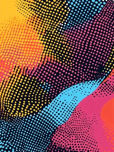 波普点渐变效果