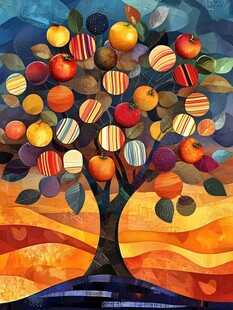 水果树装饰画
