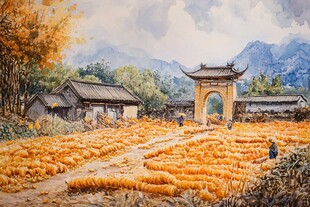 秋收场景复原