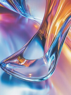 光感色彩高雅抽象艺术