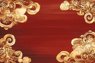 金色云纹背景