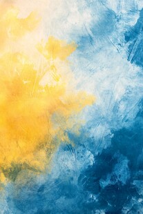 暖色调油画油墨肌理