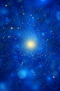 蓝色唯美星光
