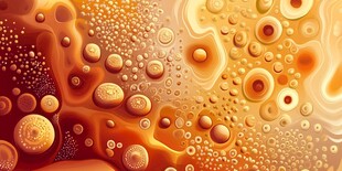 流动液滴状艺术背景