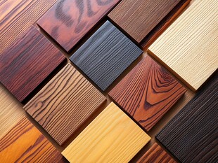 多种颜色木板木材