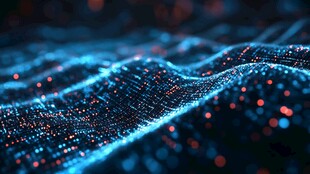 红蓝科技无限背景