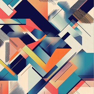 动感模块化创意背景