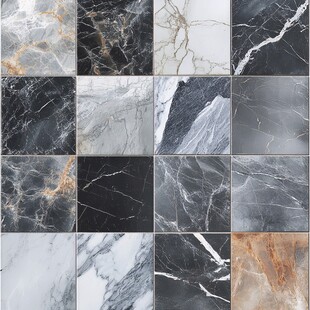 金色网格线条大理石纹