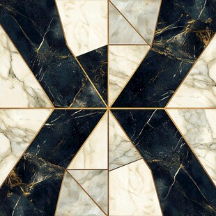 金色网格线条大理石纹