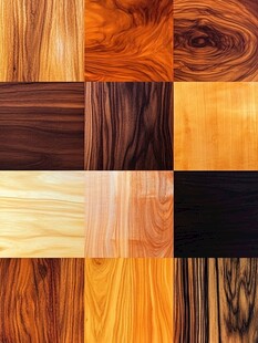 多种颜色木板木材
