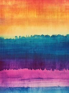 条纹渐变背景水墨水彩