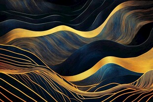 4d金色线条艺术