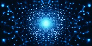 科技光线汇聚背景