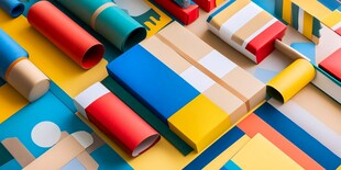 动感模块化创意背景