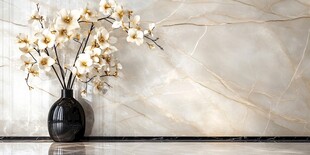 金色线条意境背景墙轻