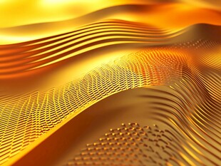 4d金色线条艺术