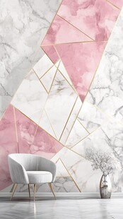 轻奢几何装饰背景墙