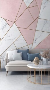 轻奢几何装饰背景墙