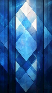 酷炫蓝水晶立体背景