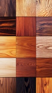 多种颜色木板木材