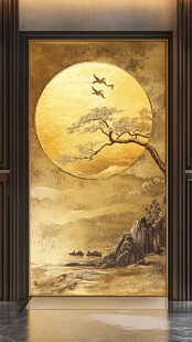 金箔画轻奢装饰画