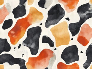 数码印花跳色豹纹