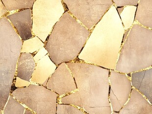 抽象艺术裂纹装饰墙