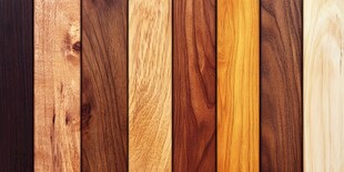 多种颜色木板木材