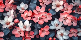 3d立体唯美花卉