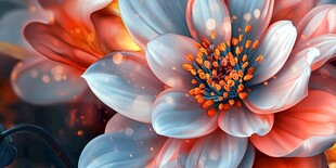 3d立体唯美花卉