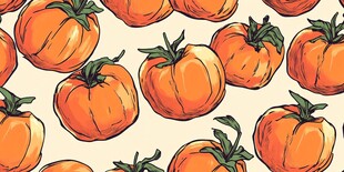 西红柿包装插画