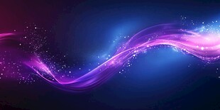 飘逸活力紫色梦幻