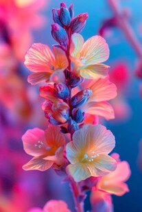 彩色绚丽梦幻唯美花朵