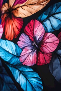 3d立体花壁纸