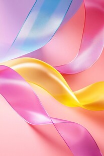 炫彩绚丽曲线条纹高雅