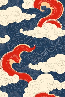 宋代云图高端云纹装饰