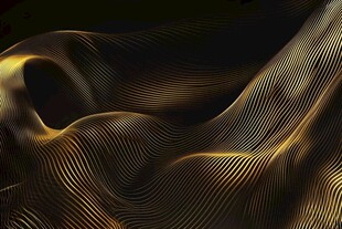 4d金色线条艺术