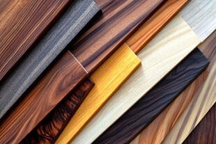 多种颜色木板木材