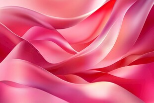 桃红色柔美曲线