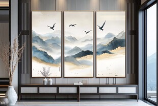 轻奢山水花鸟画