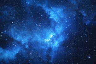 繁星点点蓝色动态宇宙