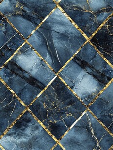 金色网格线条大理石纹