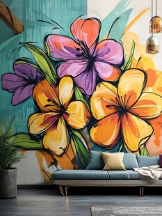 个性花壁画