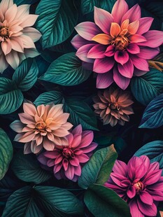 3d立体花壁纸
