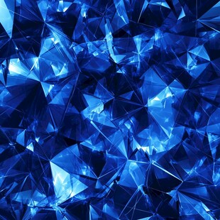 酷炫蓝水晶立体背景