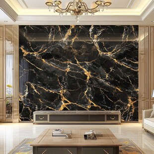 黑金高档大理石背景墙